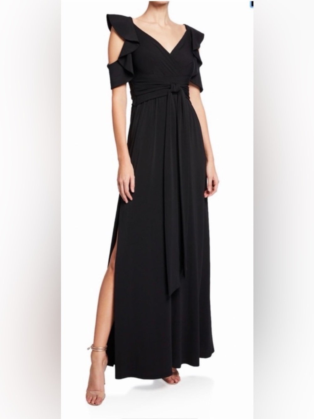 Halston Heritage Black Dress with Branded Label